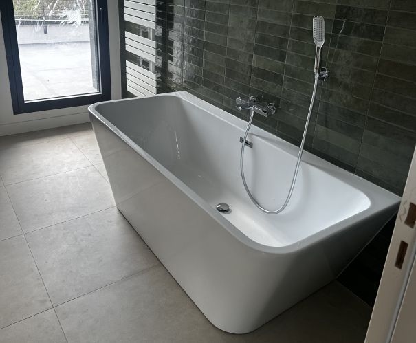 Salle de bain clef en main dans une maison neuve u00e0 Vannes (56)
