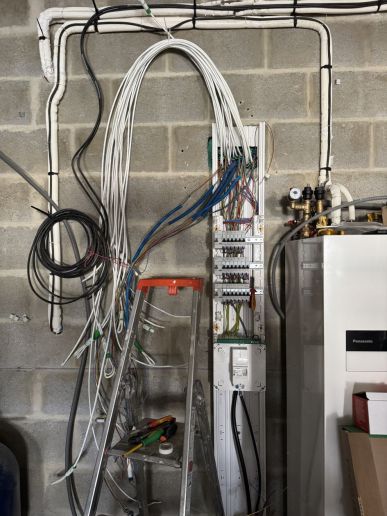 Tableau et circuits d'une installation neuve - Plougoumelen (56)