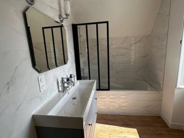 Exemples de travaux de rénovation et installations neuves réalisés en Morbihan sud.